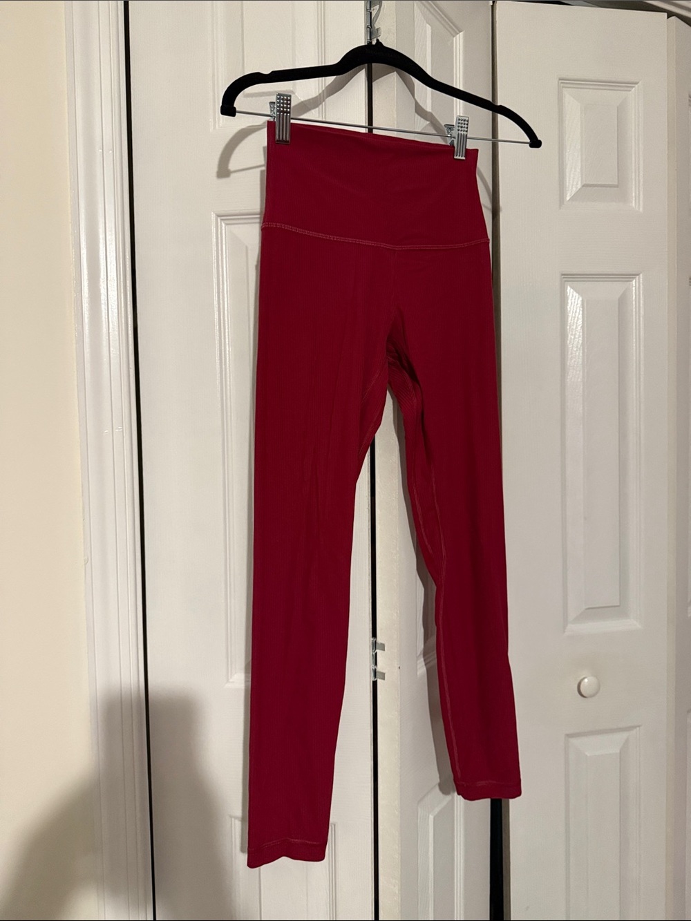 High-Rise Lululemon Leggings - Deep Berry